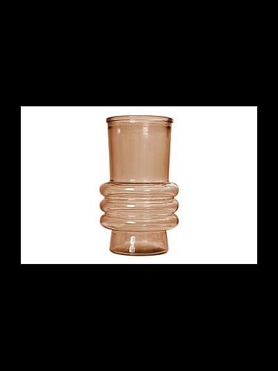 Ваза Organic, коричневая, 17 см