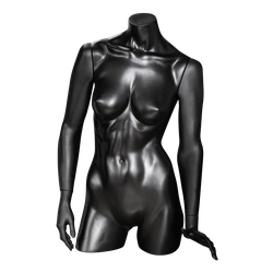 Манекен женский торс для витрины с минималистичным дизайном