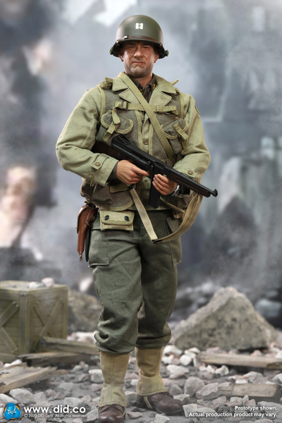 КАПИТАН ДЖОН МИЛЛЕР (СПАСТИ РЯДОВОГО РАЙАНА, ТОМ ХЭНКС) - ФИГУРКА 1/6 WWII US 2nd Ranger Battalion Series 3 Captain Miller (A80145) - DID