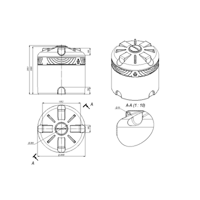 размеры емкости TR5500