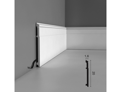 Напольный плинтус из дюрополимера Orac Decor коллекция Axxent SX156