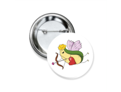 Значок закатной #2 на День влюблённых, 14 февраля