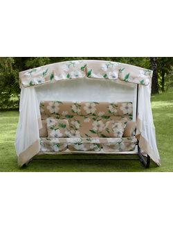 Качели садовые Ольса "Турин Премиум FLOWER" с1203