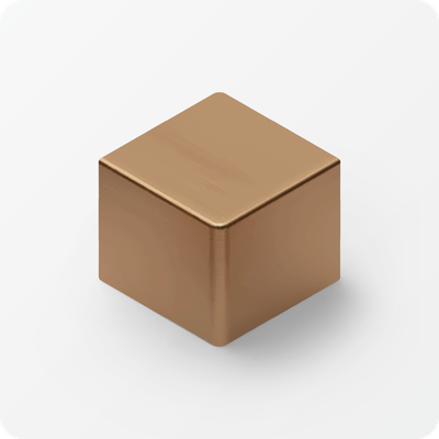 П-образный алюминиевый профиль 6х10 мм. NEEXY PV85-06 MBR Бронза матовая 2.7 м.