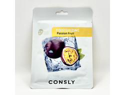 [Consly] Увлажняющая тканевая маска с экстрактом маракуйи.  Passion Fruit Moisturizing Mask Pack