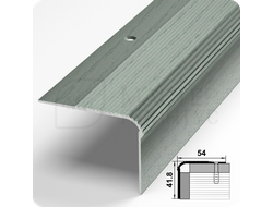 Порог угловой Лука ПУ 02.2700.R102 Ольха серая