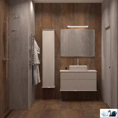 Керамогранит Creto Steelwalk Rust 80 х 160 см коричневый матовый