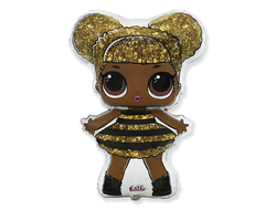 Фольгированный шар "Кукла ЛОЛ (LOL), Сияющая королева"