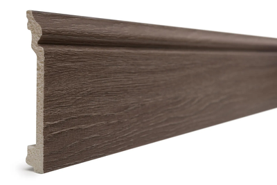 Напольный плинтус Decor-Dizayn 701-81SH, влагостойкий, ударопрочный, 2,4 метра