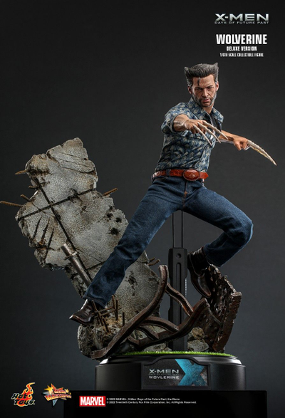 ПОСЛЕ ОБЗОРА - Росомаха, Логан (Хью Джекман, "Люди Икс: Дни минувшего будущего") - КОЛЛЕКЦИОННАЯ ФИГУРКА 1/6 WOLVERINE (1973 VERSION) (MMS660) - Hot Toys