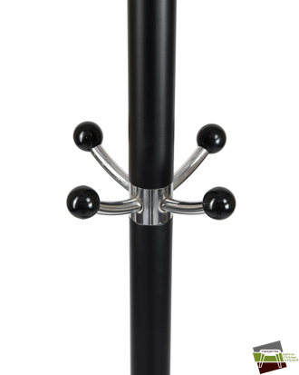 Вешалка напольная DOBRIN BONNY, чёрный мрамор, чёрный