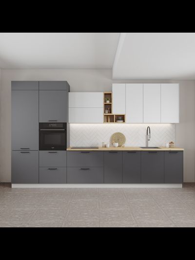 Кухня «Фортуна» Графит модульная
