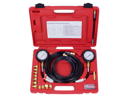 Манометр для измерения давления масла, 2 манометра 7 и 35 бар, комплект адаптеров МАСТАК 120-20023C