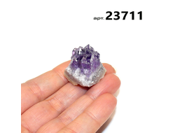 Аметист натуральный (друза) Бразилия арт.23711: 12,4г - 22*19*22мм