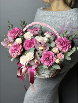 Корзина МАЛИНОВЫЙ СОРБЕТ