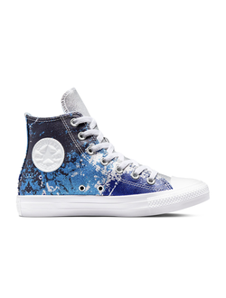 Кеды Converse Chuck Taylor All Star Hybrid Shine High Top синии