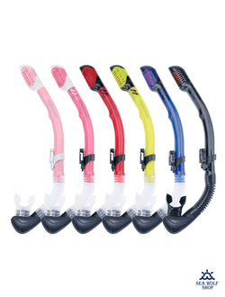 Трубка для дайвинга Aquatec FULL DRY-assorted, сухая