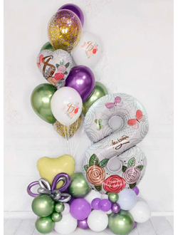 Композиция-фотозона "8 Марта"