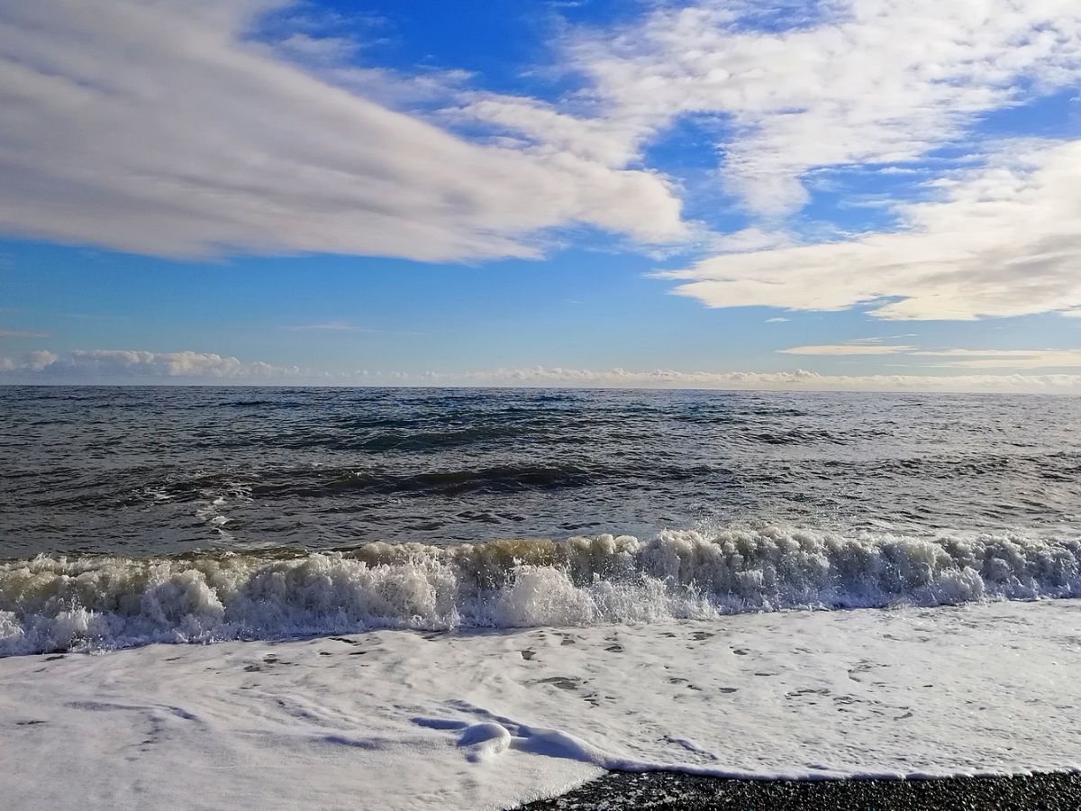 Зимнее море Крым