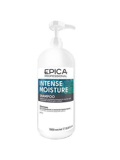 "EPICA Professional" Intense Moisture Шампунь для увлажнения и питания сухих волос, 1000 мл (Эпика)