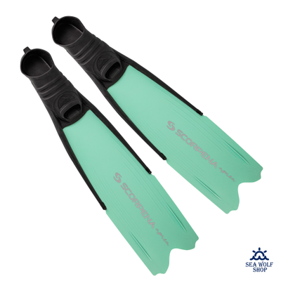 Ласты длинные 42/44 разборные Scorpena X3 Apnea мятные