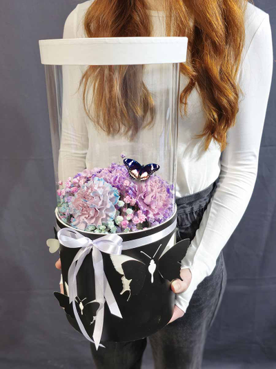 Букет в коробке №126