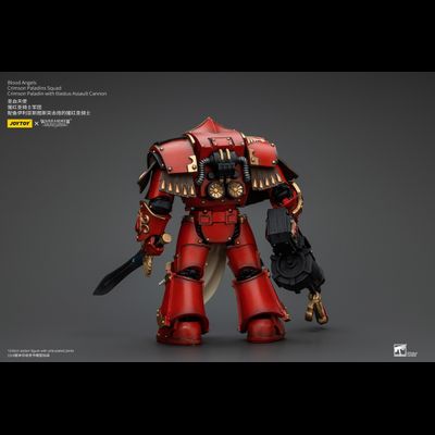 Алый паладин Кровавых Ангелов (Warhammer Horus Heresy) - КОЛЛЕКЦИОННАЯ ФИГУРКА 1/18 Blood Angels Crimson Paladin with Iliastus Assault Cannon (JT00294) - JOYTOY