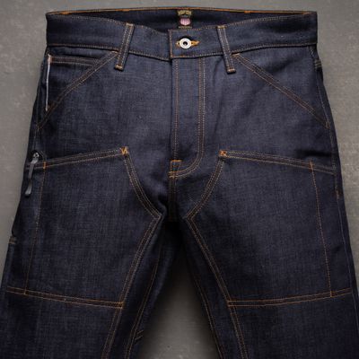 Джинсы =Brave Star= Die Hard Double Knee 14oz Hardline Japan Selvage Denim Jean