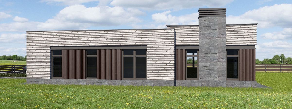 Визуализация загородного дома М-179