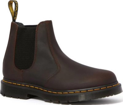 Dr. Martens Chelsea Leonore Коричневые С Мехом