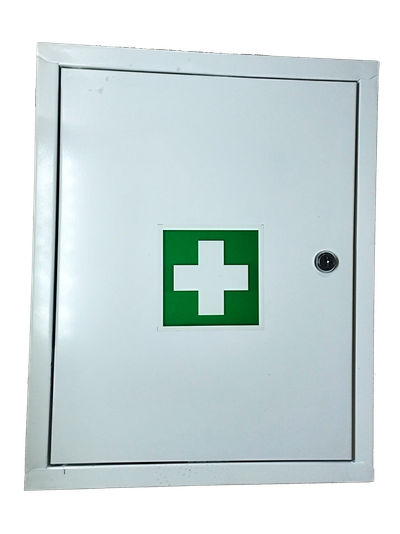 Металлическая аптечка для медикаментов