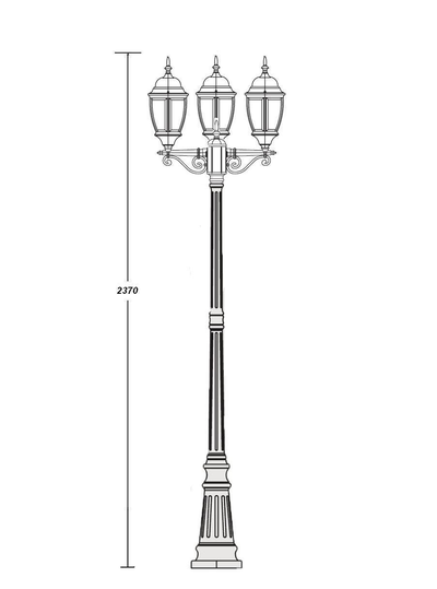 Парковые светильники ARSENAL S3 (2.0m)