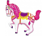 Шар (36&#039;&#039;/91 см) Фигура, Лошадь карусельная, Фуше, 1 шт.