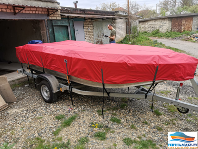 Тент на лодку Trident 450 (no console)