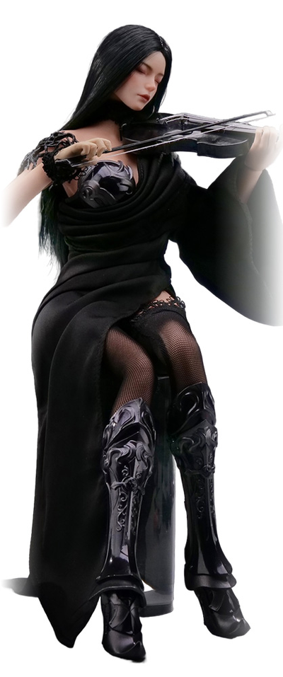 ПРЕДЗАКАЗ - Темная скрипачка - Коллекционная ФИГУРКА 1/6 Silent Wings Soloist (LXF2512B) - Luxifa ?ЦЕНА: 26900 РУБ.?