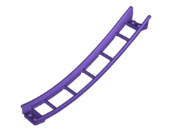 Train, Track Roller Coaster Ramp Large Lower Part, 6 Bricks Elevation, Dark Purple (26559 / 6203526)