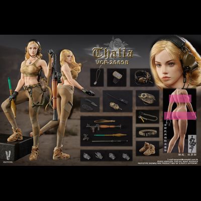ПРЕДЗАКАЗ - Боевая подруга Талия - Коллекционная фигурка 1/6  Desert Female Soldier Thalia Blonde Hair (VCF-2069B) - VERYCOOL ?ЦЕНА: 25900 РУБ.?