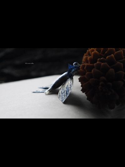 Миниатюрный кулон с бабочкой Ледяной Лисички