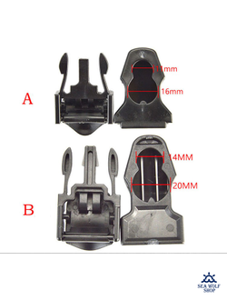 Пряжка клипса Keep Diving для ласт A-66мм