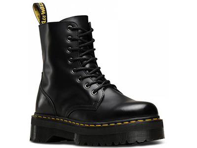 DR MARTENS 1460 JADON BLACK С ЧЕРНЫМ МЕХОМ