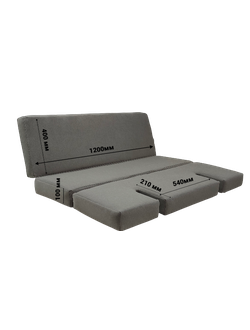 Мат спортивный 120х120см., велюр