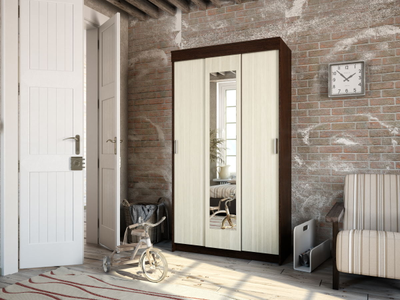 Эко шкаф-купе Венге/Лоредо