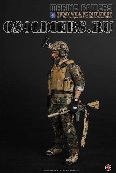Коллекционная фигурка 1/6 MARINE RAIDERS TODAY WILL BE DIFFERENT MSOT 8222 (SS094) - Soldier Story