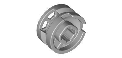 Wheel 11mm D. x 6mm with 8 Spokes, Light Bluish Gray (93593 / 4621178)