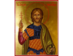 Виктор Никомидийский, Воин, Святой мученик. Рукописная икона.