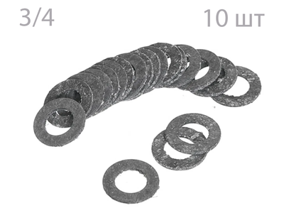 Прокладка паронит 3/4" для газовых приборов (10 шт.)