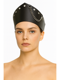 58029 Кокошник-ободок кожаный Рогнеда