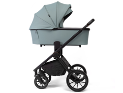 Коляска 2в1 Peppy Monaco 2025 Mint, рама черная