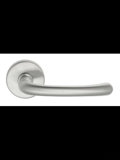 Дверная ручка на круглом основании Fratelli Cattini "ISEO" 7-CS матовый хром