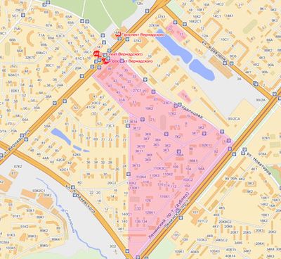 ул.Удальцова - Ленинский (60 шт.)